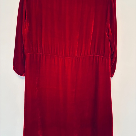 Crimson Velvet Tunic S - Picture 3 of 8